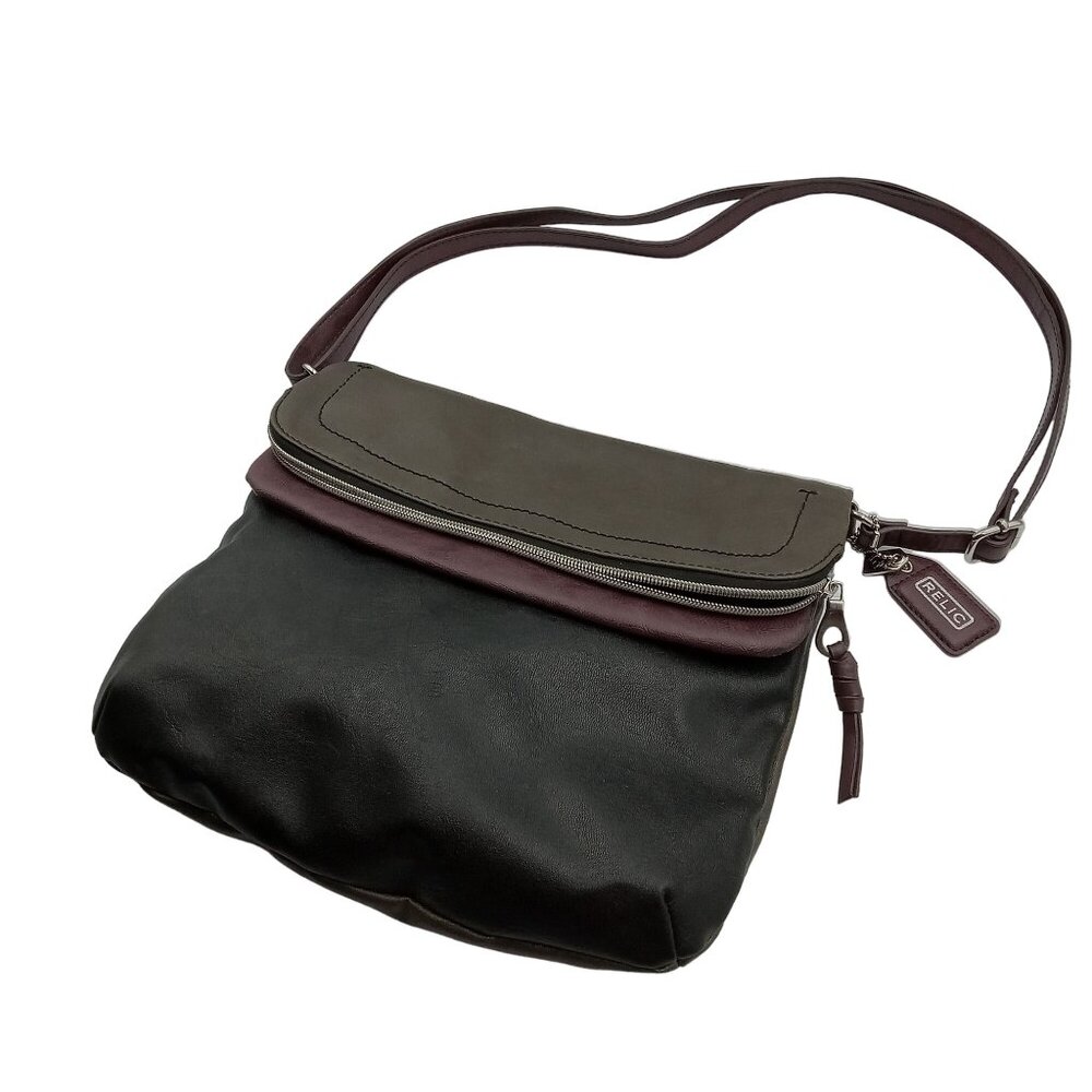 Relic Women's Multi-Color Crossbody Bag With Adjustable Strap & Multiple Pockets